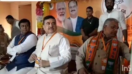 হুগলি: ভোট বড় বালাই, ঐক্যের বার্তা দিতে এক মঞ্চে সুকান্ত, শুভেন্দু ও দিলীপ