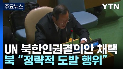 유엔 北인권결의안 18년째 채택...4년 만에 동참 / YTN