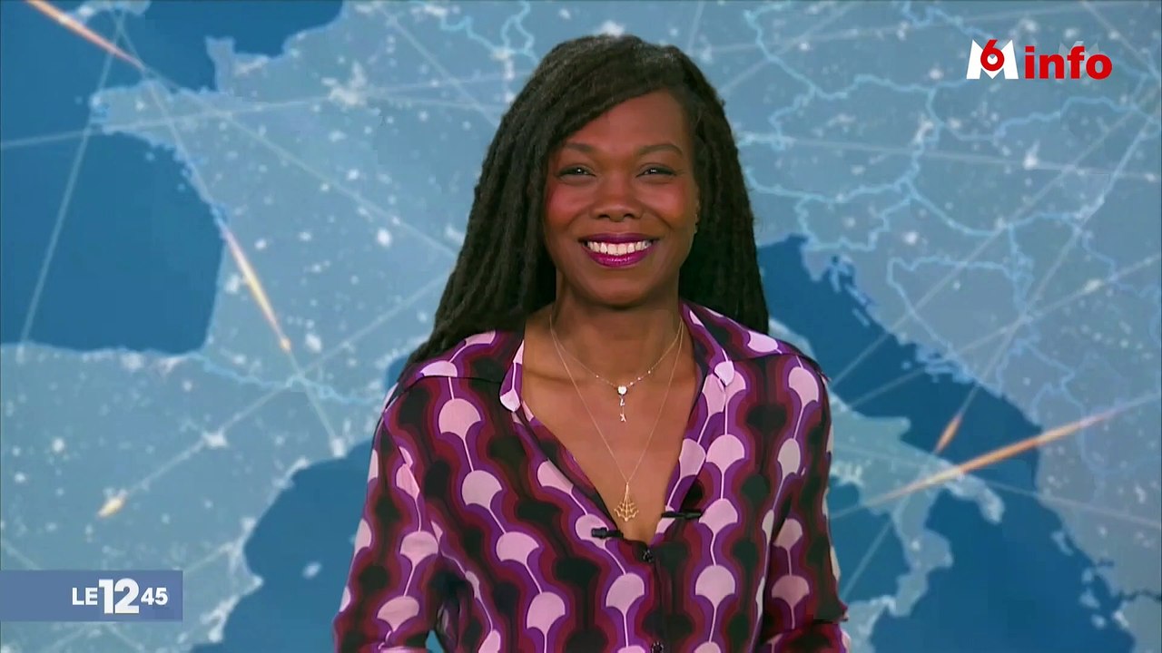 La journaliste Kareen Guiock Thuram présentait ce midi son dernier « 12.45 » sur M6 avant de faire une pause de plusieurs mois : « Prenez soin de vous et de vos rêves » - Regardez