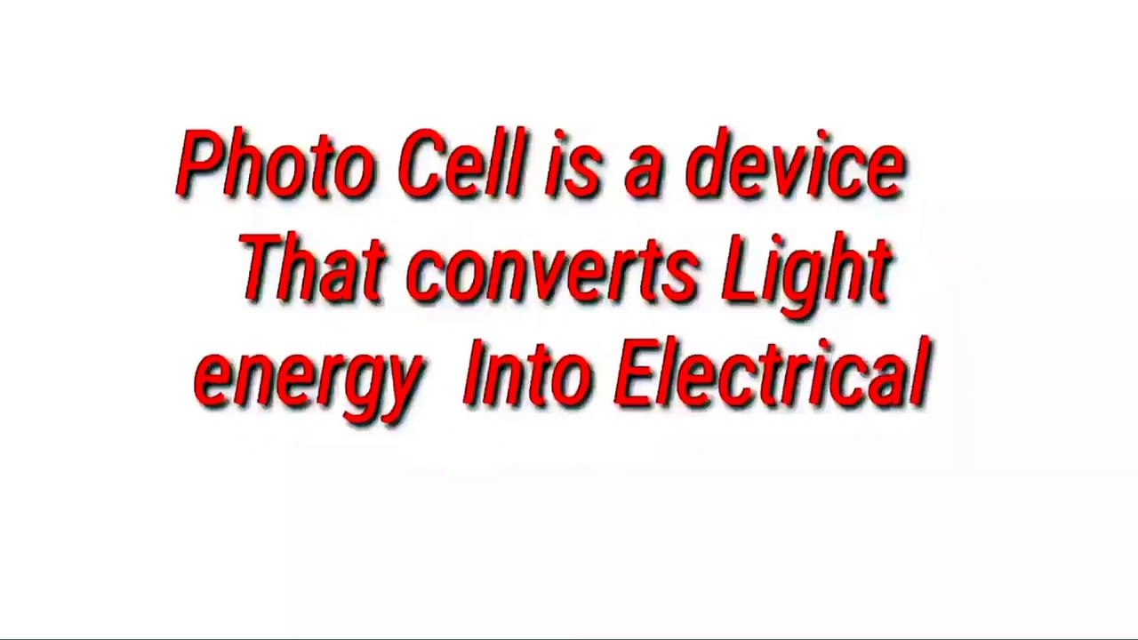 wiring diagram for the a photocell sensor