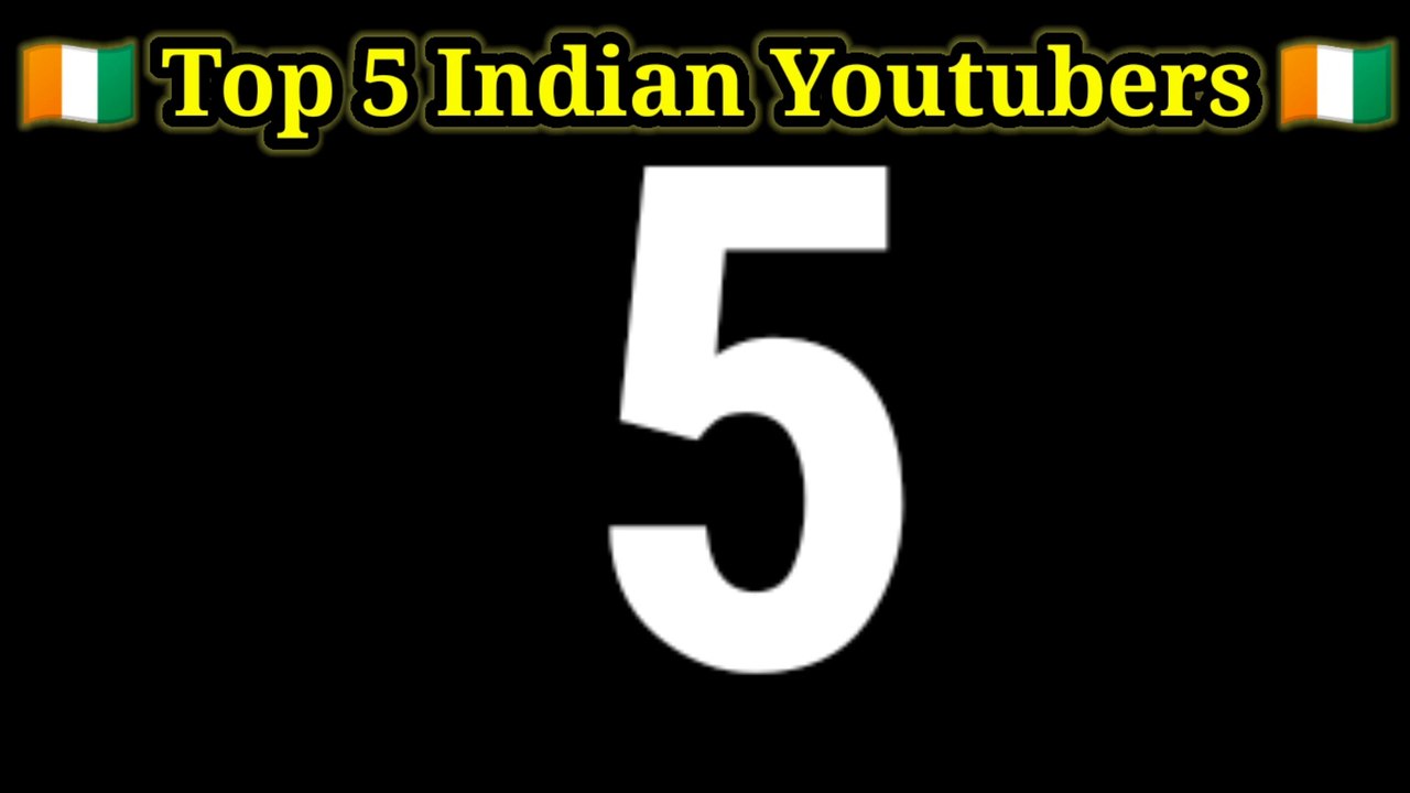 Top 5Indian youtuber
