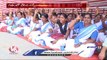 Asha Workers Protest Over Extra Work Money & Salary Issue _ Karimnagar _ V6 News