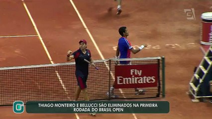 Monteiro e Bellucci são eliminados no Brasil Open