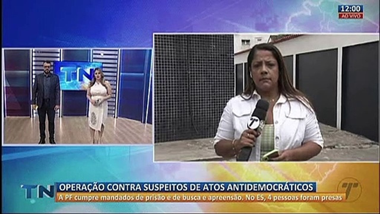 Operação contra suspeitos de atos antidemocráticos no ES