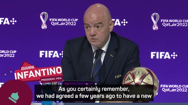 Infantino announces new Club World Cup for 2025