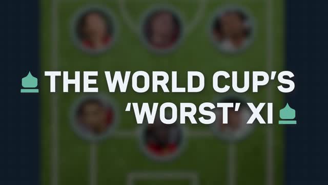 Who features in the World Cup's 'worst' XI?