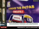 Inauguración de la parada Los Golfeados en el edo. Aragua beneficia a más de 3 mil usuarios