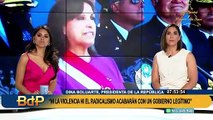 Dina Boluarte sobre adelanto de elecciones: “Aquí nos vamos todos, Ejecutivo y Legislativo”