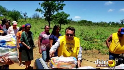 Caravana da Solidariedade do Natal da LBV, assiste famílias em risco alimentar na PB