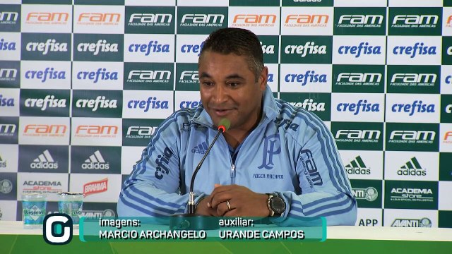 Coletiva do técnico Roger Machado após vitória do Palmeiras sobre o Atlético-MG