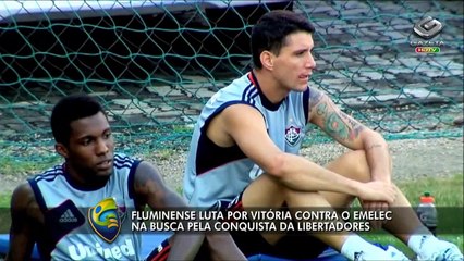 Confira preparação do Fluminense para jogo contra Emelec