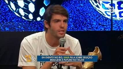 Kaká fala sobre Seleção e futuro no Milan