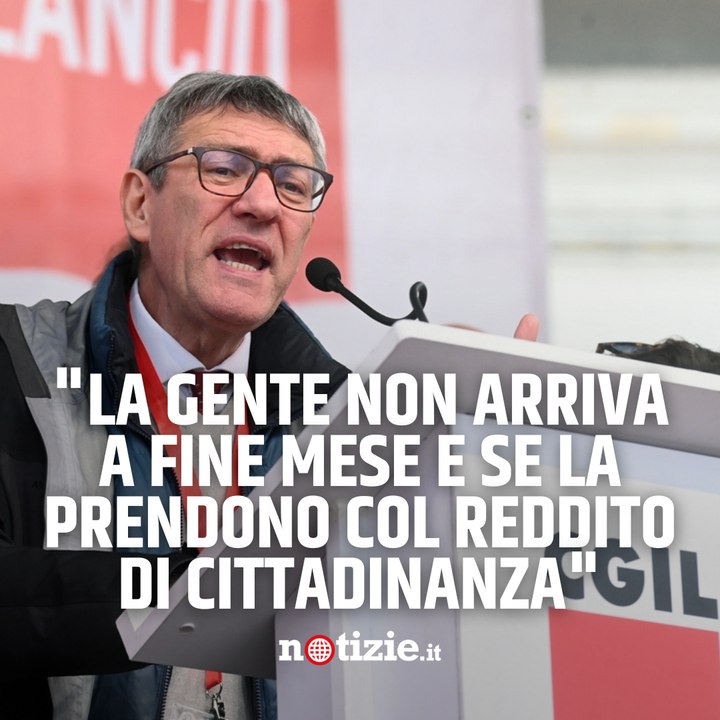 Cgil e Uil in piazza contro il governo: "Meloni indifferente verso chi non arriva a fine mese"