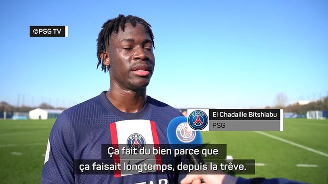 Amical - Bitshiabu après la victoire PSG en match de reprise : Ça fait du bien de rejouer