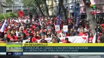 Venezolanos protagonizan gran concentración por la libertad del diplomático Alex Saab