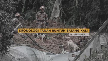 [INFOGRAFIK]  Kronologi tanah runtuh Batang Kali