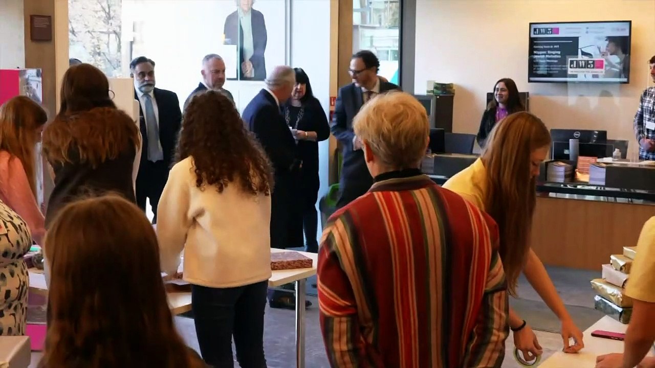 Dancing King: Charles dances with Anne Frank's stepsister