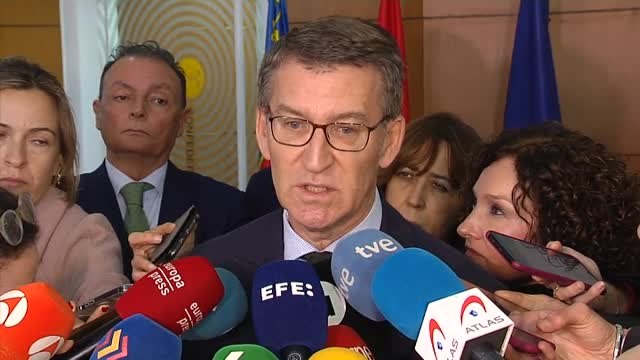 Feijóo asegura que la votación de ayer en el Congreso es más grave que la del Parlament en 2017