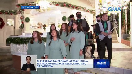 Masasarap na pagkain at makukulay na palamuting pampasko, dinarayo sa Tagaytay | Saksi