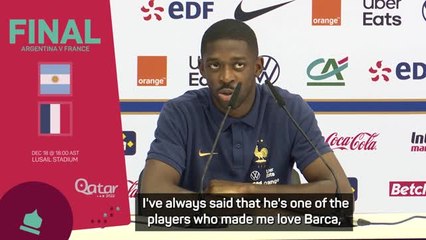 Dembélé pinpoints Messi as reason for his Barca love