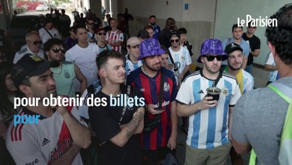 Finale Coupe du monde :  des supporters argentins manifestent pour obtenir des billets abordables