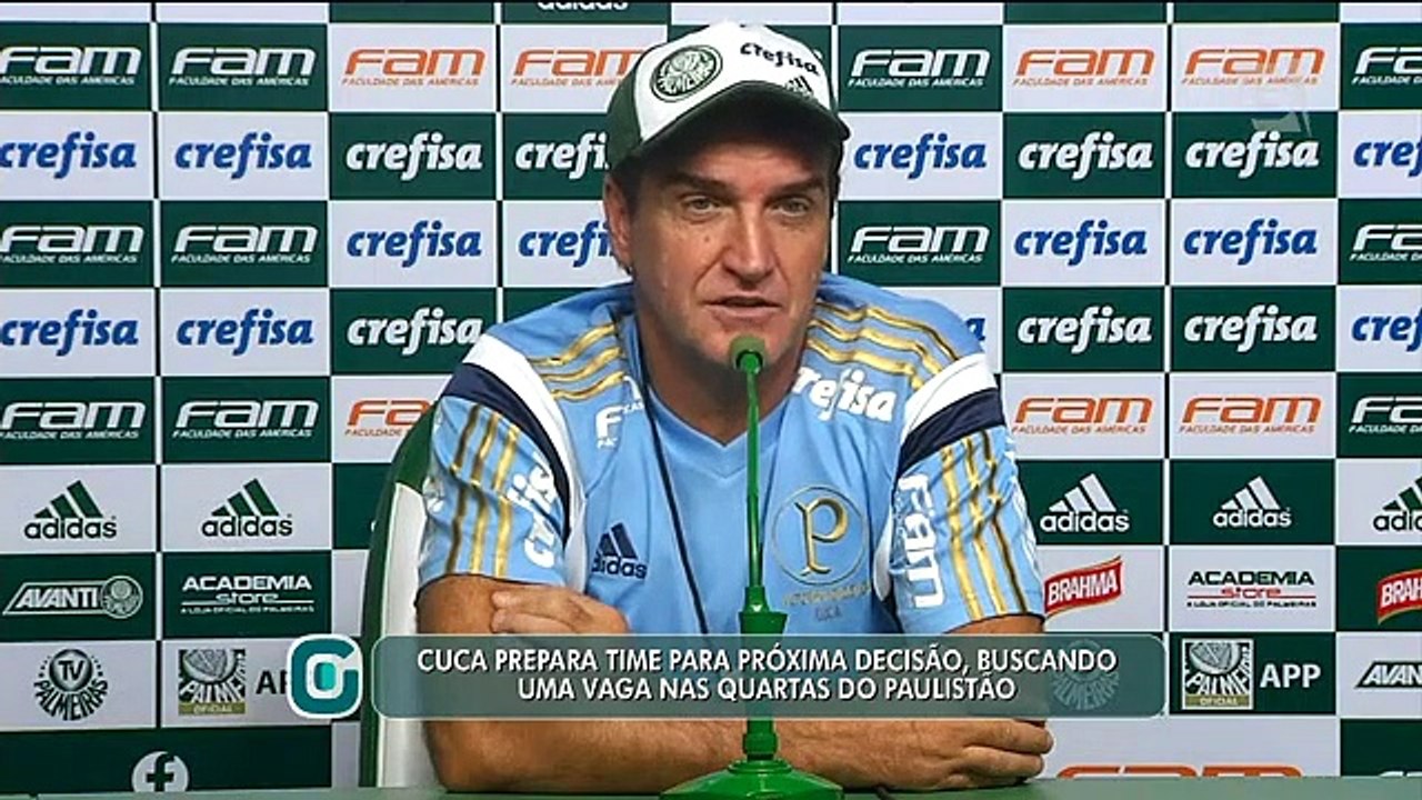 Cuca prepara Palmeiras para jogo decisivo contr...