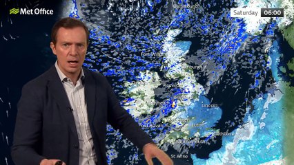 Met Office Evening Weather Forecast 16/12/22 - Cold, and snow in the north