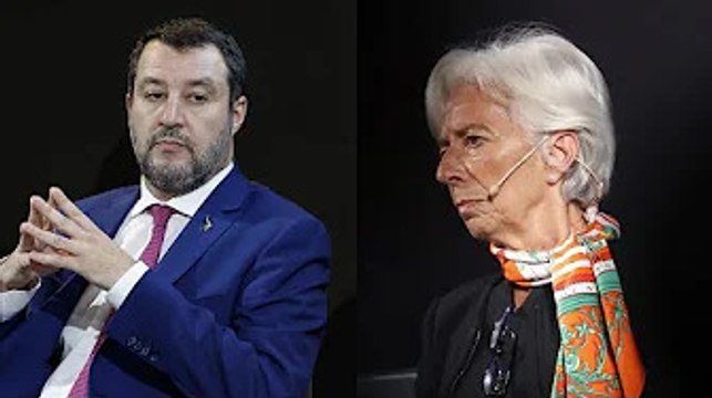 Matteo Salvini, risposta durissima alla Lagarde Mes Sceglie il Parlamento