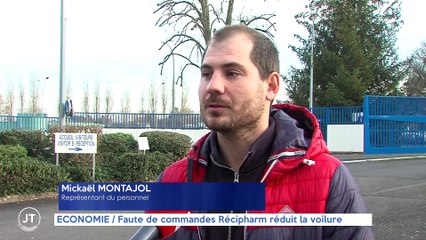 Le Journal - 16/12/2022 - ECONOMIE / Faute de commandes Récipharm réduit la voilure