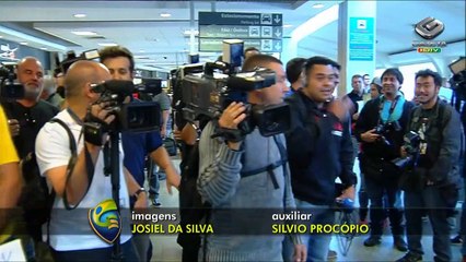 São Paulo desembarca em silêncio em Congonhas