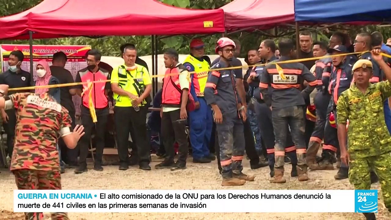 Malasia: deslizamiento de tierra deja varios muertos, equipos de rescate buscan sobrevivientes