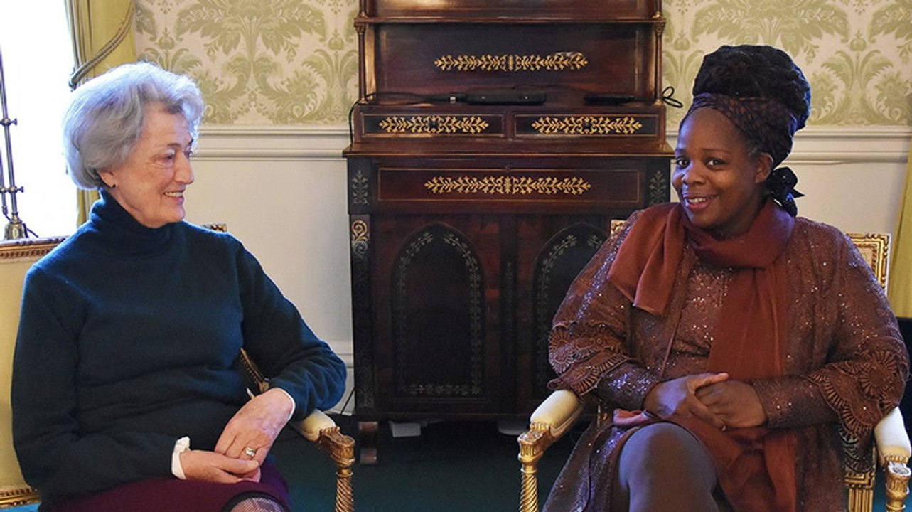 Queen’s former lady in waiting apologises to British charity boss over heritage quiz