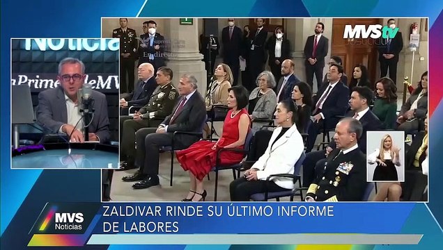 Arturo Zaldívar rinde su último informe de labores MVS Noticias 16 dic 2022