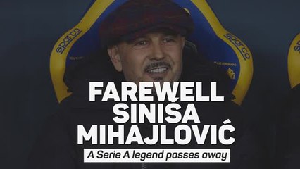 Descargar video: Farewell Sinisa Mihajlovic - A Serie A legend passes away