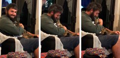 Vídeo fofo: veja o que acontece quando um gato de rua decide adotar um humano
