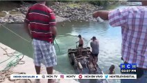 ¡Salvada! Conductora resulta ilesa tras caer a un río en Valle