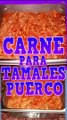 carne de puerco para tamales #shorts pork tamales