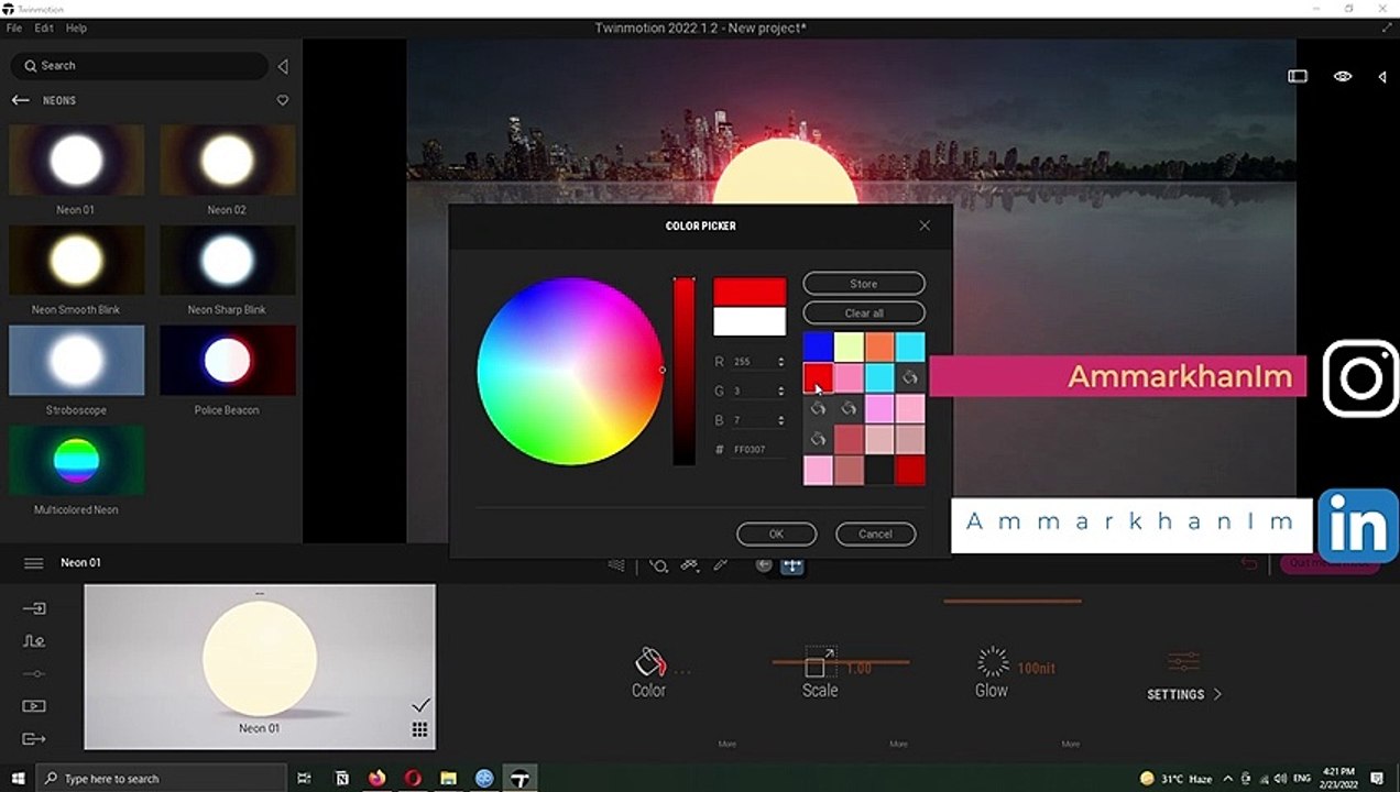 Sun Drowning Twinmotion 2022 | Ammar Khan