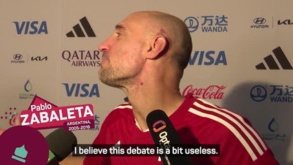 Zabaleta labels Maradona v Messi debate as useless