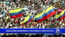 Extranjeros se van del país por temor a que Perú se convierta en Venezuela