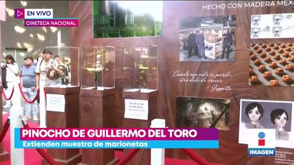 Amplían exposición de marionetas de "Pinocho" de Guillermo del Toro en la Cineteca Nacional