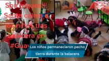 “Santa Claus” calma a niños de kínder tras balacera en Guaymas, Sonora