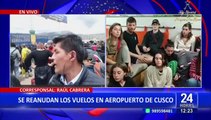 Aeropuerto Alejandro Velasco Astete reanuda sus operaciones en Cusco
