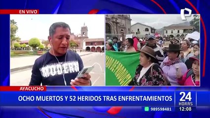 Ayacucho sigue en convulsión: población dividida entre exigir la paz y continuar con protestas