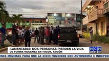 ¡Brutal! Asesinan a balazos a dos personas en Tocoa, Colón
