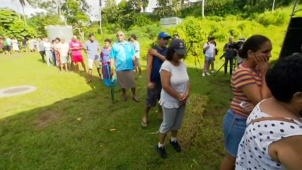 Main opposition leader questioned by police as Fijians await final election results