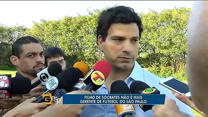 Filho de Sócrates não é mais gerente de futebol do São Paulo