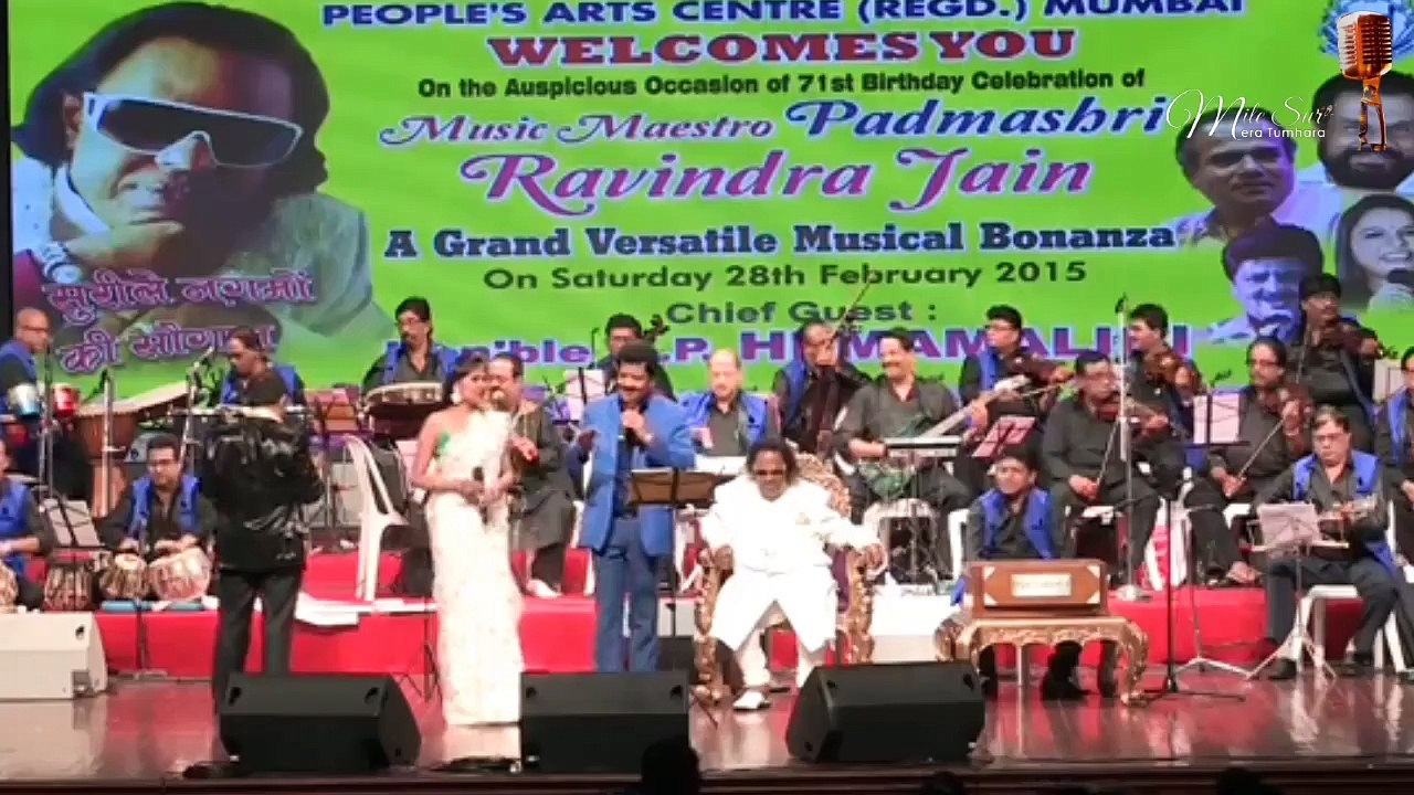 Udit Narayan & Shifa Ansari Live Singing Romantic Love Song | Milan Abhi Aadha Adhura Hai | Ravindra Jain Group-Music Director Shreya Ghoshal  Rajshri Shahid Kapооr Amrita Rao ❤❤