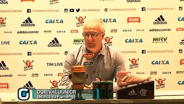 Coletiva do técnico Dorival Junior após vitória do Flamengo sobre o Grêmio