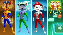 Marvel Paw Patrol Spider-Man Team - Marshall - Rocky - Chase - Rubble - Tiles Hop EDM Rush